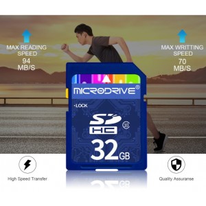 MICRODRIVE C10級高速 SD記憶卡 32 GB / 散裝